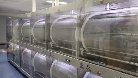 Suszarka do miękkich kapsułek o masie 50 kg z ekranem dotykowym PLC i silnikami klatkowymi o mocy 200 W